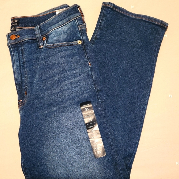 JCrew High-Rise Stovepipe Jeans - Picture 2 of 5